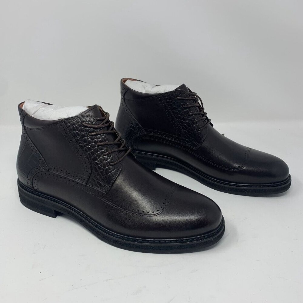 Vintage Foundry Co. Alexander‎ VF1582 Ankle Boots Men's 9 Brown Leather S0678